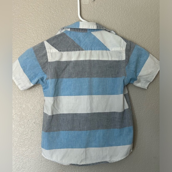 U.S. Polo Assn 4T Boys Button Down Plaid Collared Shirt - Picture 3 of 5